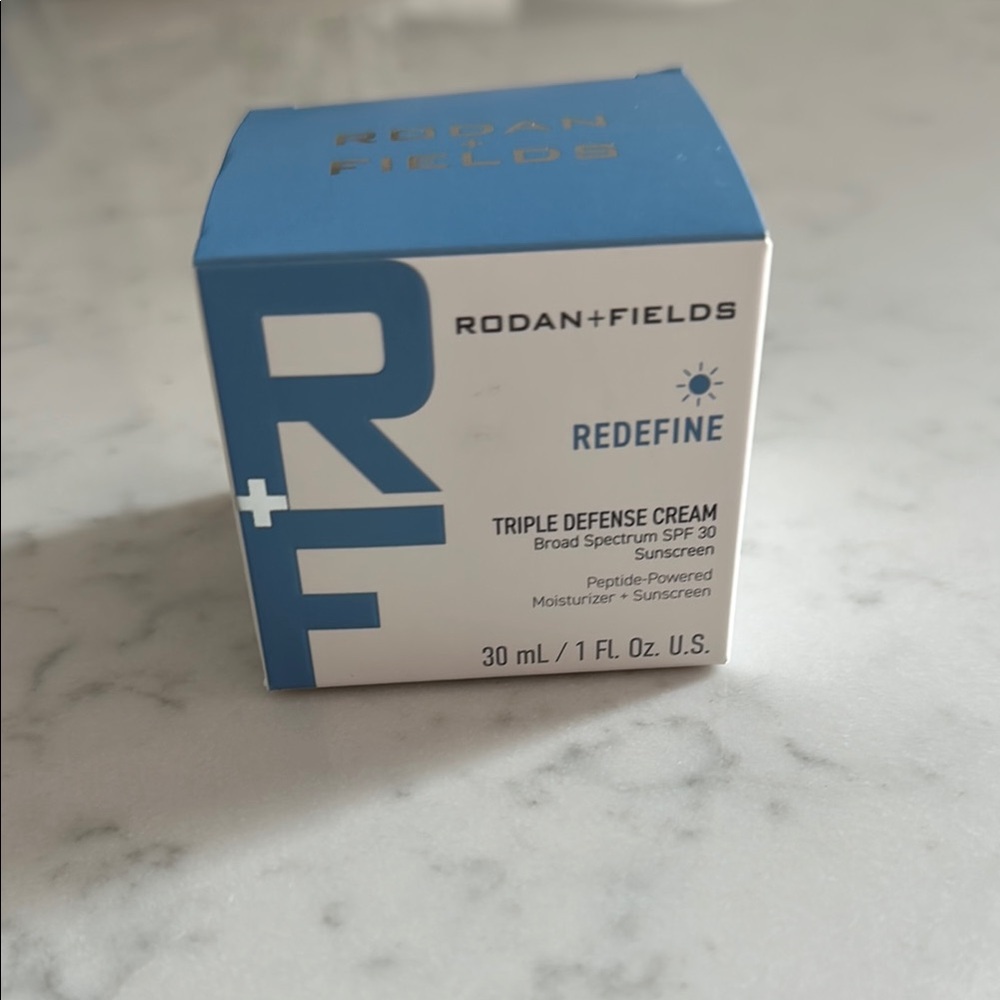 Rodan + Fields Redefine Triple Defense Cream - Blue and White AM